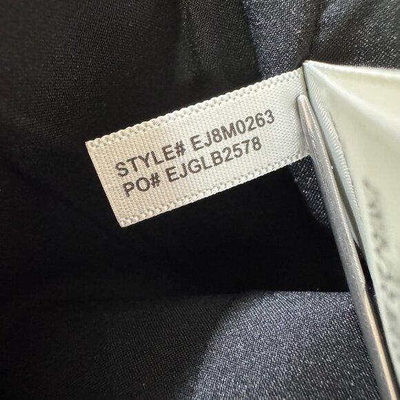 Eliza J Black Wide Leg Jumpsuit Size 12 Formal Career Elegant Party Cocktail - Picture 9 of 9